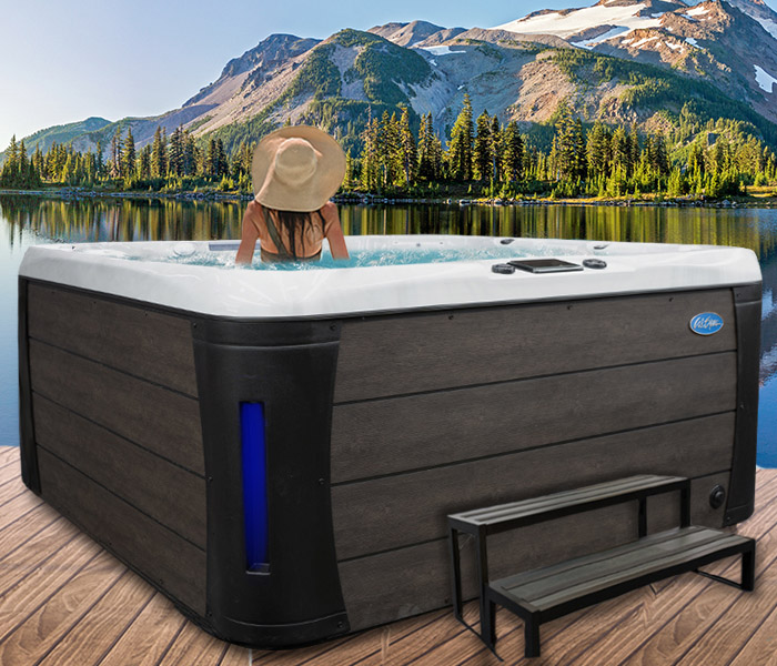 Calspas hot tub being used in a family setting - hot tubs spas for sale Santa Ana