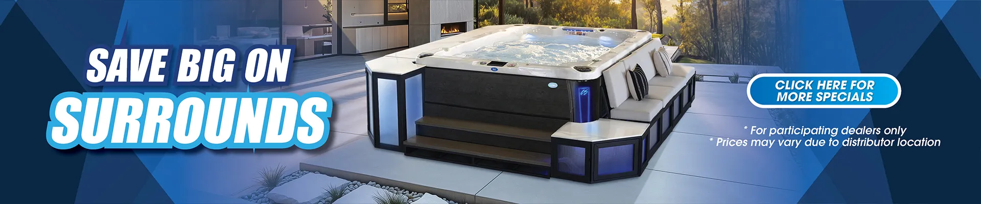 Calspas hot tub being used in a family setting - Santa Ana
